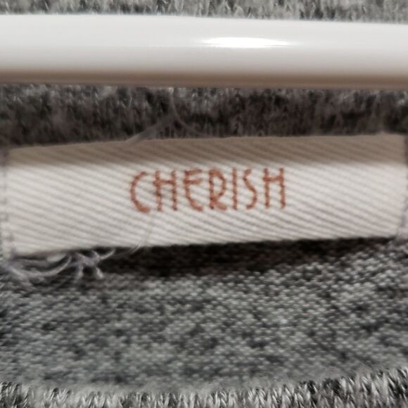 *Cherish scoop neck, long sleeve top, M - Picture 3 of 3